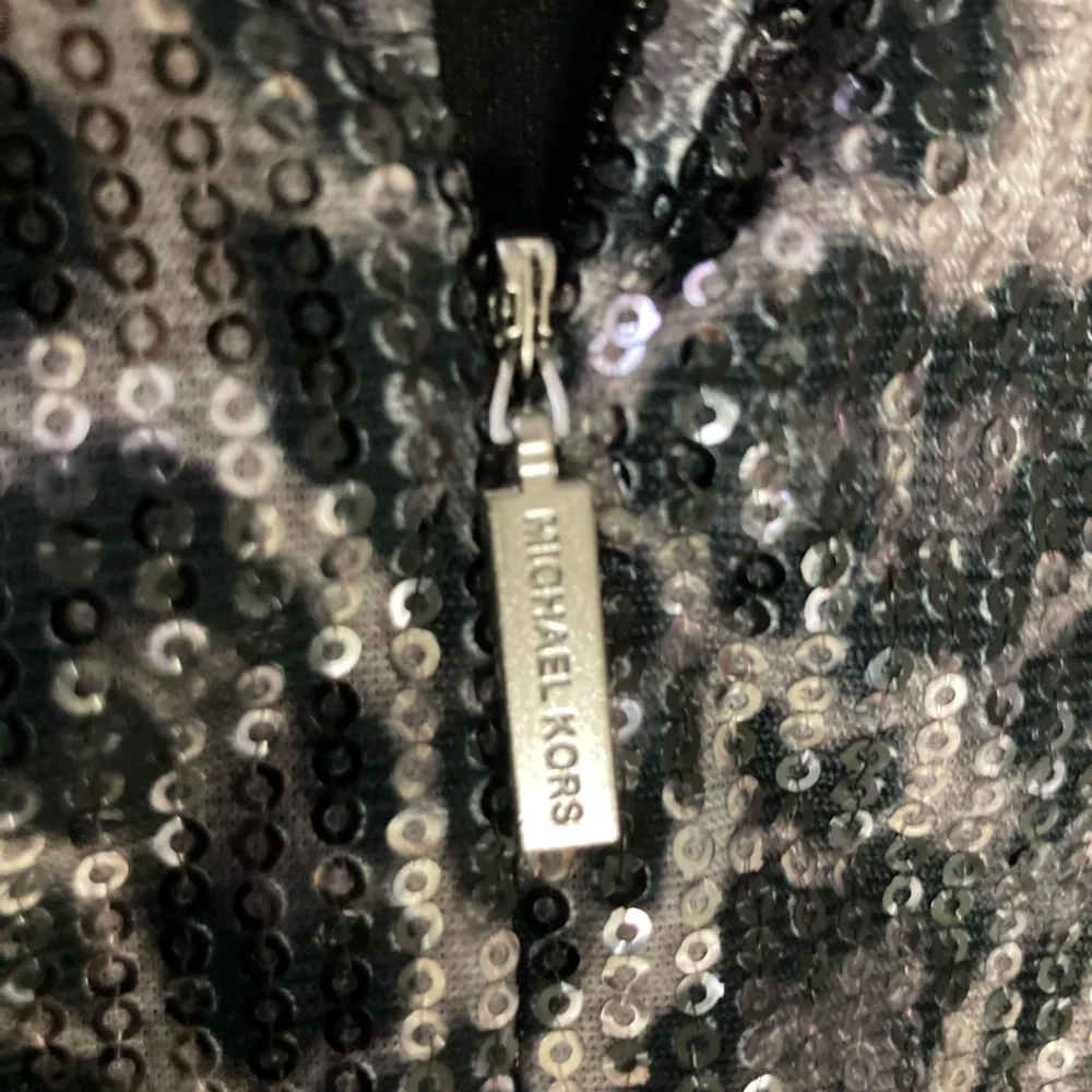Michael Kors Metallic Leopard Print Bodycon Dress XS